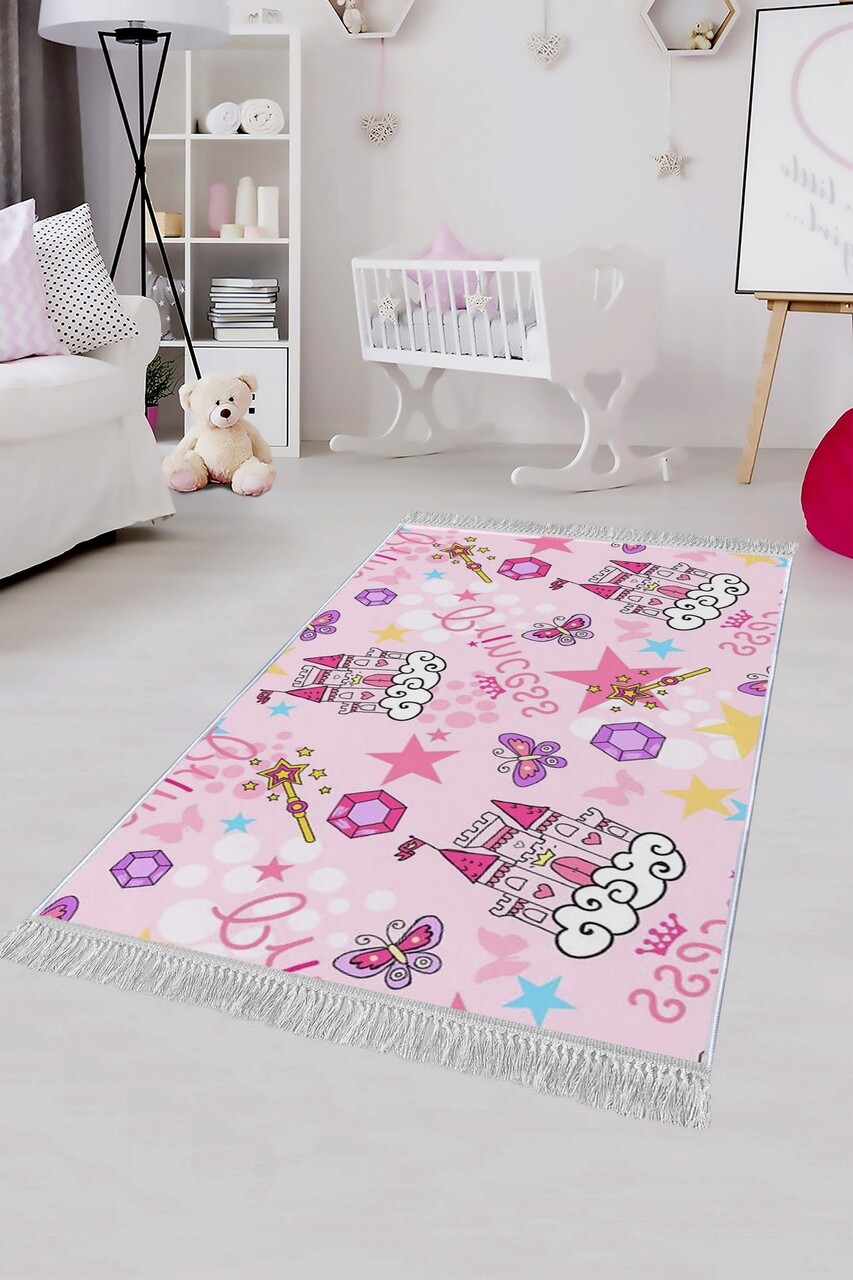 Covor pentru copii, ELS505, 140x220 cm, Multicolor - imagine 6